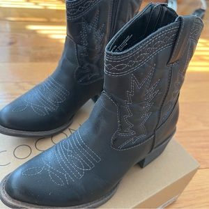 Free People vegan leather Chelsea western boot